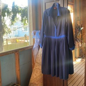 ModCloth Blue button up dress